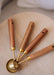 Gold Stainless Steel Measuring Spoon Set - Gold Stainless Steel Measuring Spoon Set - Default Title - Salt and Honey