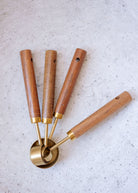 Gold Stainless Steel Measuring Spoon Set - Gold Stainless Steel Measuring Spoon Set - Default Title - Salt and Honey