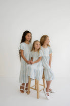 Olivia Girls Midi Dress in Pastel Floral- FINAL SALE - Girls - Dresses
