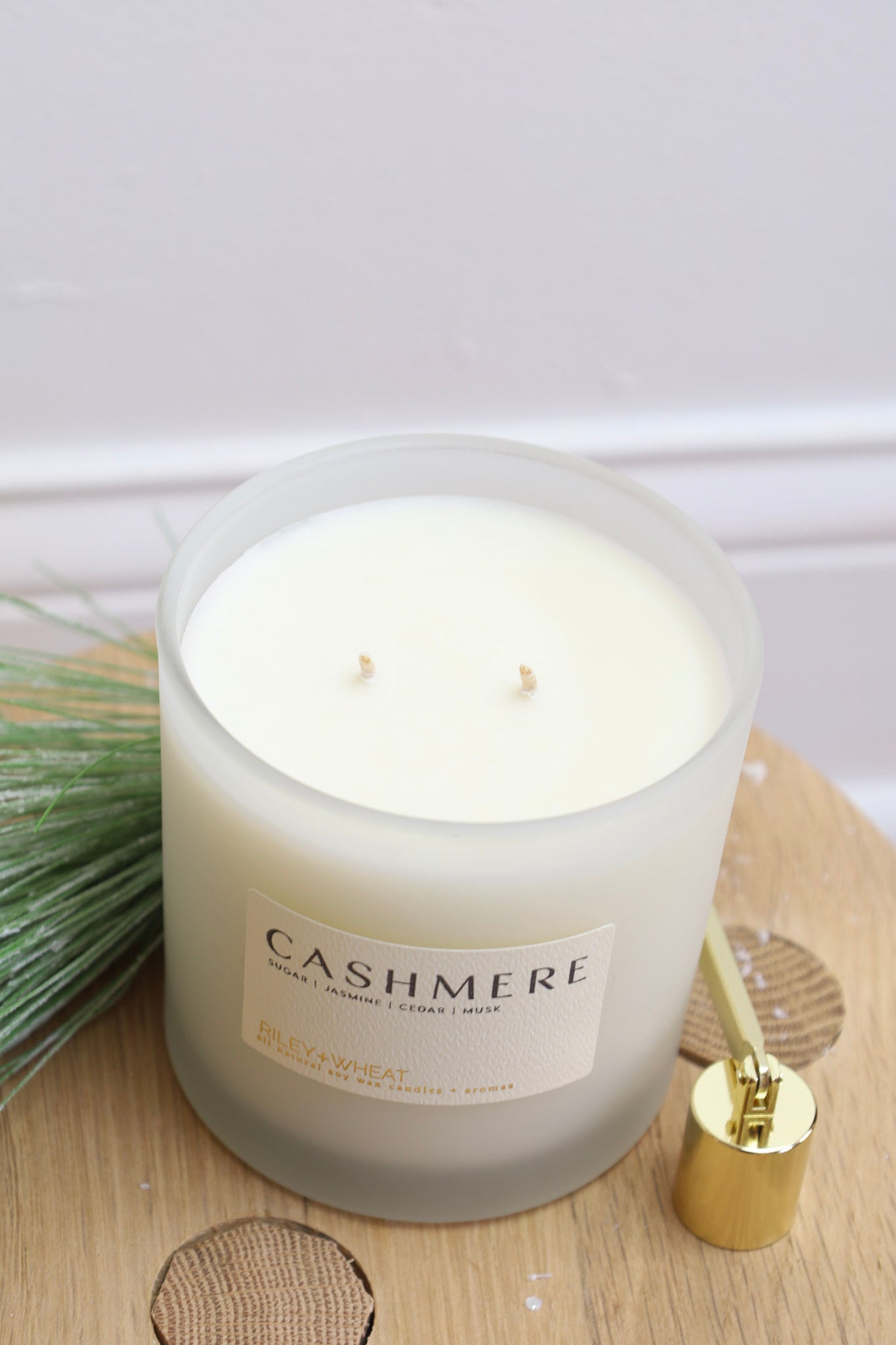 Cashmere Double Wick Candle