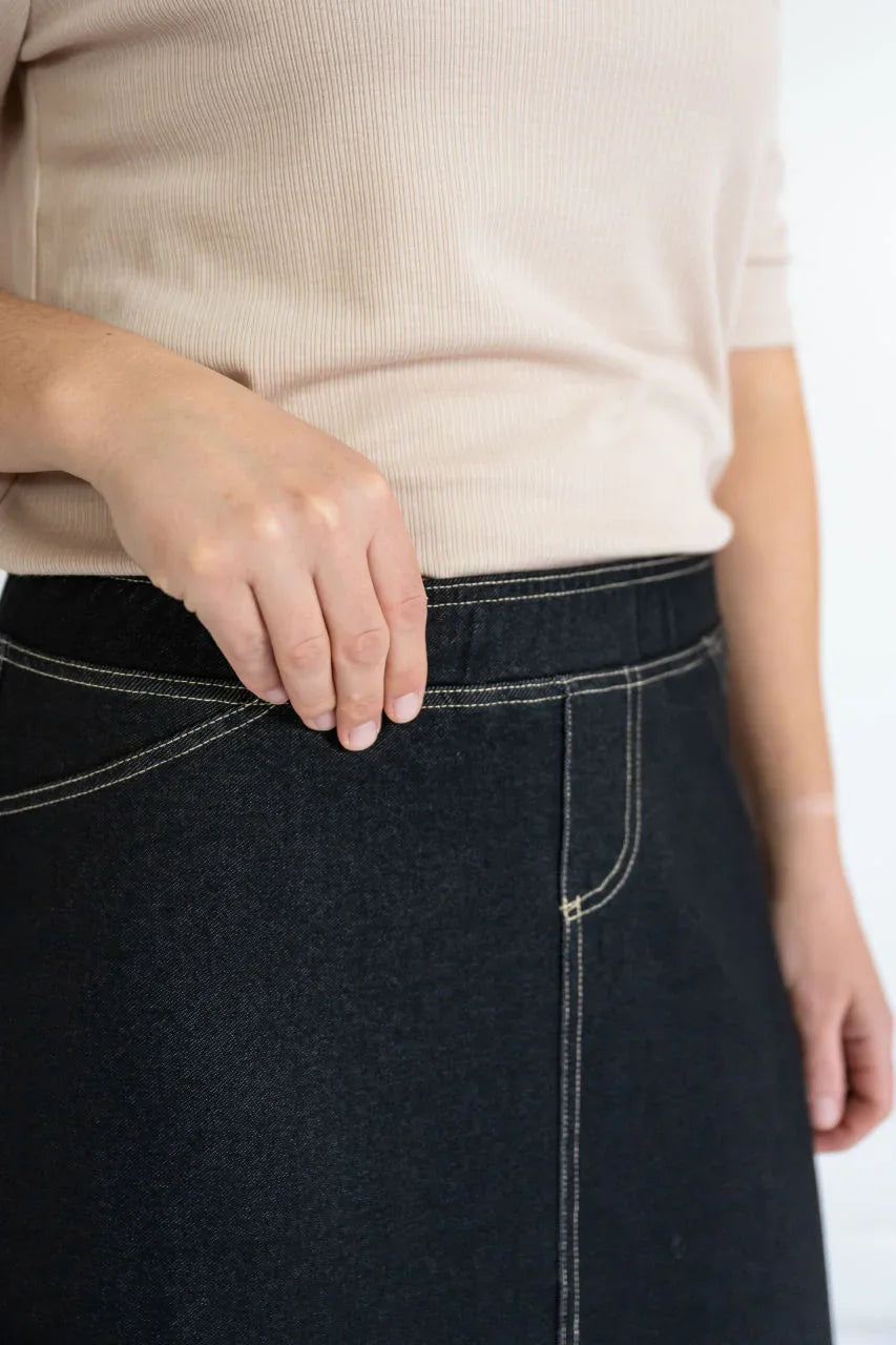 Caroline Knit Maxi Skirt in Black - Caroline Knit Maxi Skirt in Black - XS - Salt and Honey