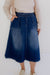 Larkin Patch Pocket Denim Skirt - Larkin Patch Pocket Denim Skirt - S - Salt and Honey