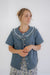 Jaymes Denim Peter Pan Collar Top - FINAL SALE - Jaymes Denim Peter Pan Collar Top - FINAL SALE - S - Salt and Honey