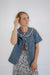 Jaymes Denim Peter Pan Collar Top - FINAL SALE - Jaymes Denim Peter Pan Collar Top - FINAL SALE - S - Salt and Honey