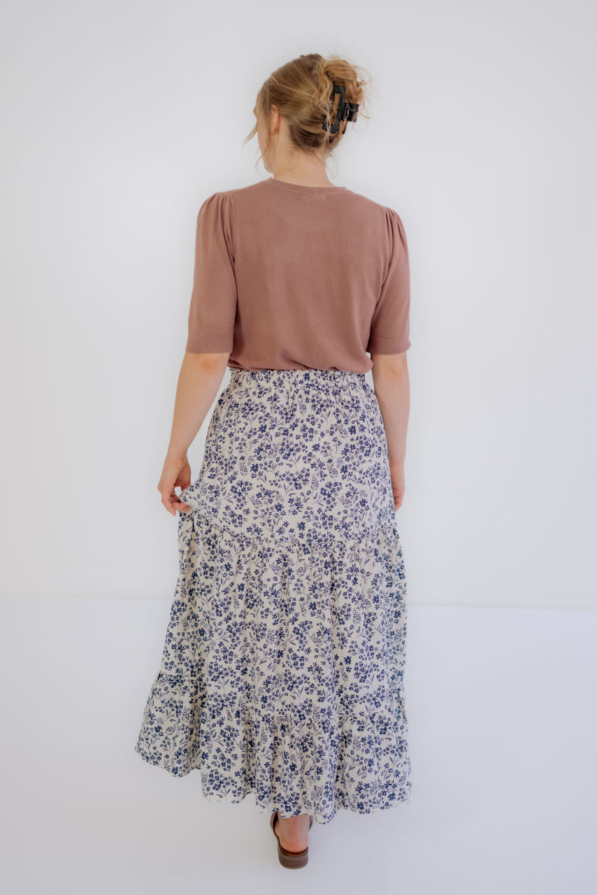 Maysen Knit Sweater Top in Marsala - Maysen Knit Sweater Top in Marsala - S - Salt and Honey