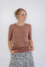 Maysen Knit Sweater Top in Marsala - Maysen Knit Sweater Top in Marsala - S - Salt and Honey