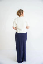 Loretta Knit Maxi Skirt in Navy - FINAL SALE - Loretta Knit Maxi Skirt in Navy - FINAL SALE - XS (36) - Salt and Honey