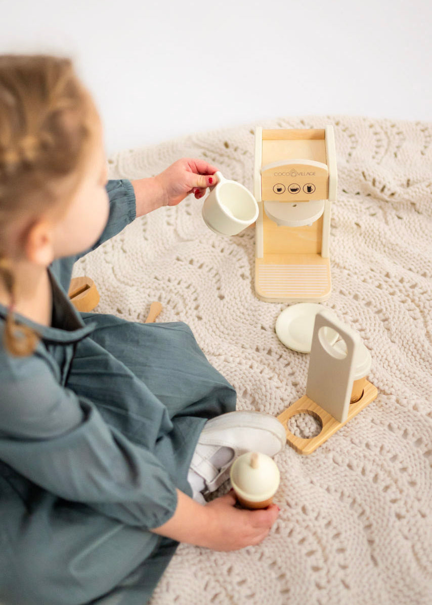 Wooden Coffee Maker Set - Wooden Coffee Maker Set - Default Title - Salt and Honey