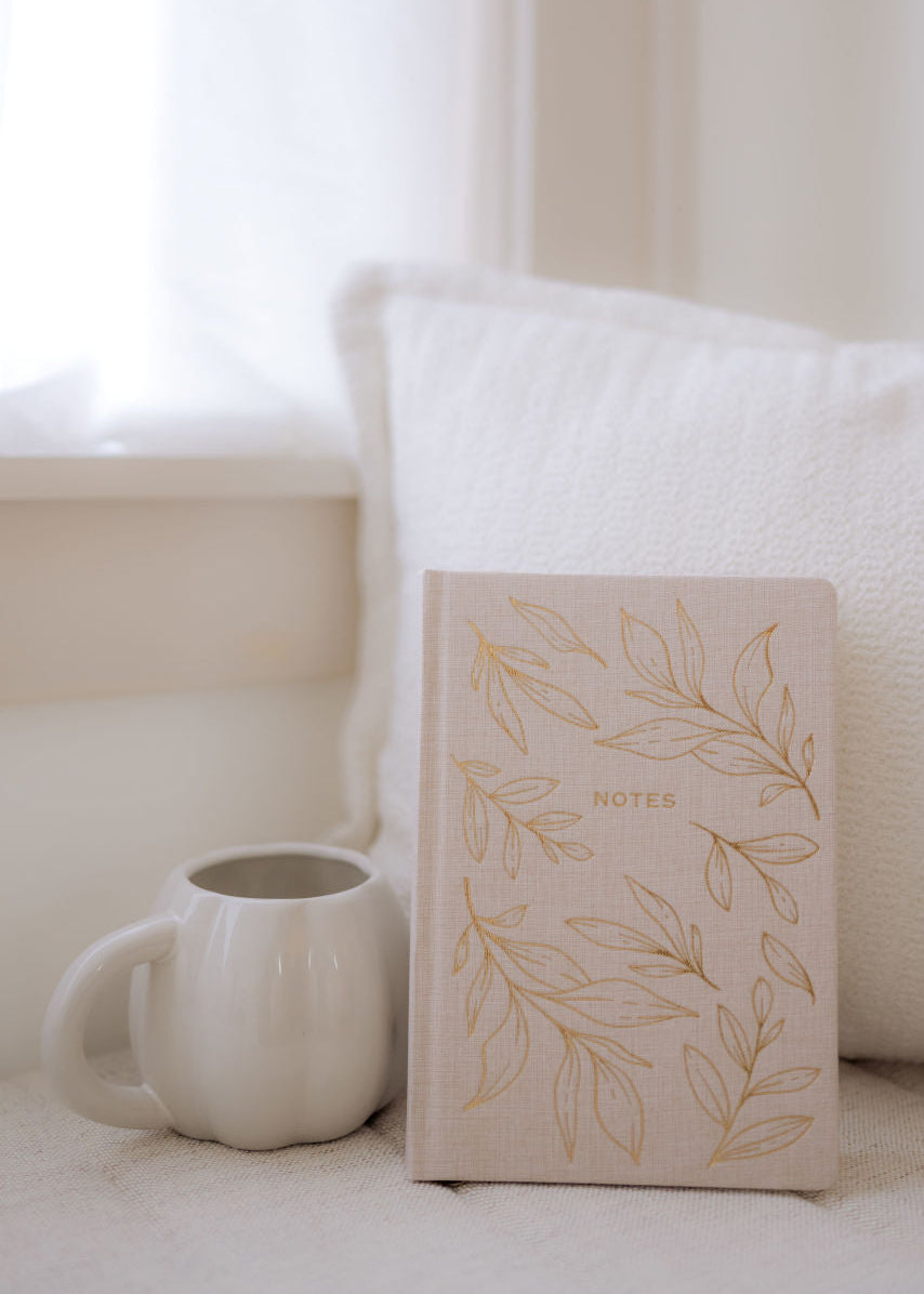 Gold Leaves Notes Journal - Gold Leaves Notes Journal - Default Title - Salt and Honey