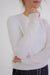 Linnea Crinkled Knit Top in Ivory - Linnea Crinkled Knit Top in Ivory - S - Salt and Honey