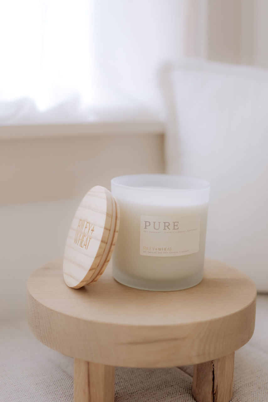 Pure Scented Candle (Medium) - Pure Scented Candle (Medium) - Default Title - Salt and Honey
