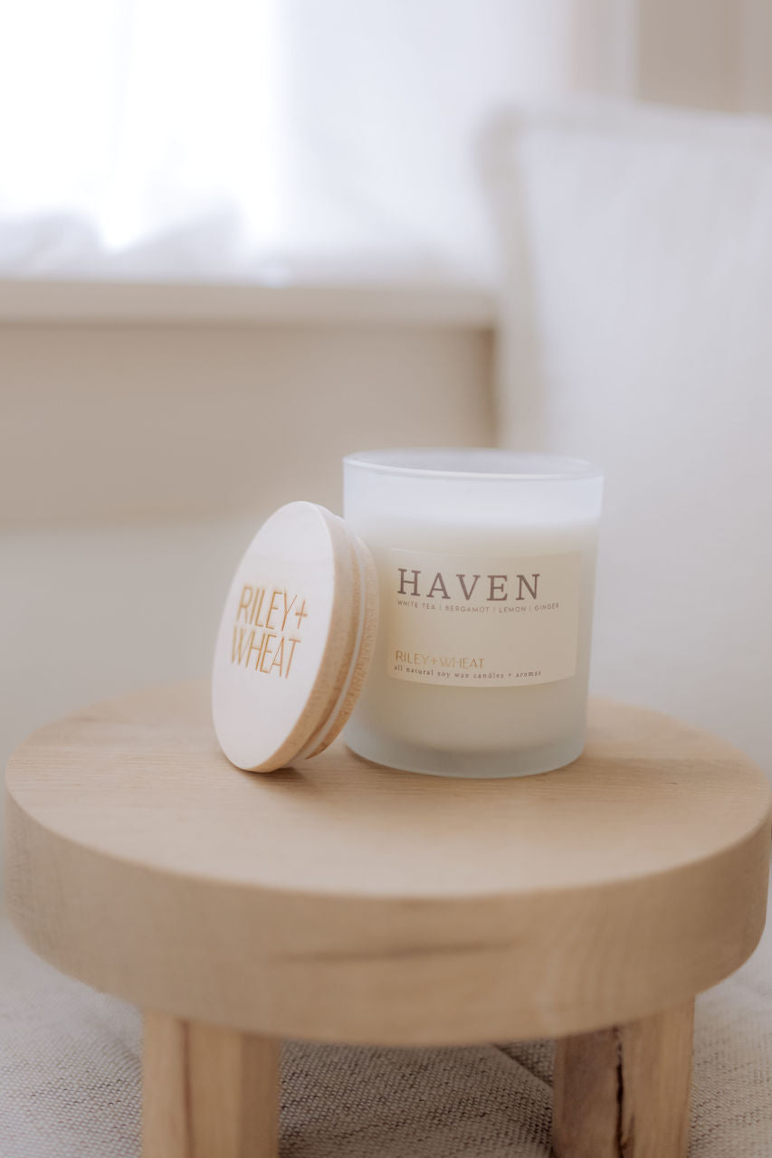 Haven Scented Candle (Large) - Haven Scented Candle (Large) - Default Title - Salt and Honey