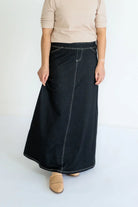 Caroline Knit Maxi Skirt in Black - Caroline Knit Maxi Skirt in Black - XS - Salt and Honey