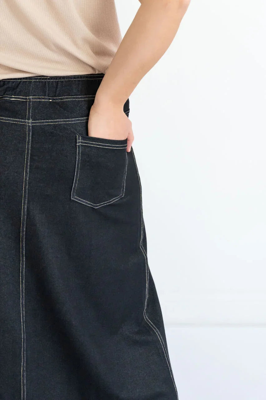 Caroline Knit Maxi Skirt in Black - Caroline Knit Maxi Skirt in Black - XS - Salt and Honey