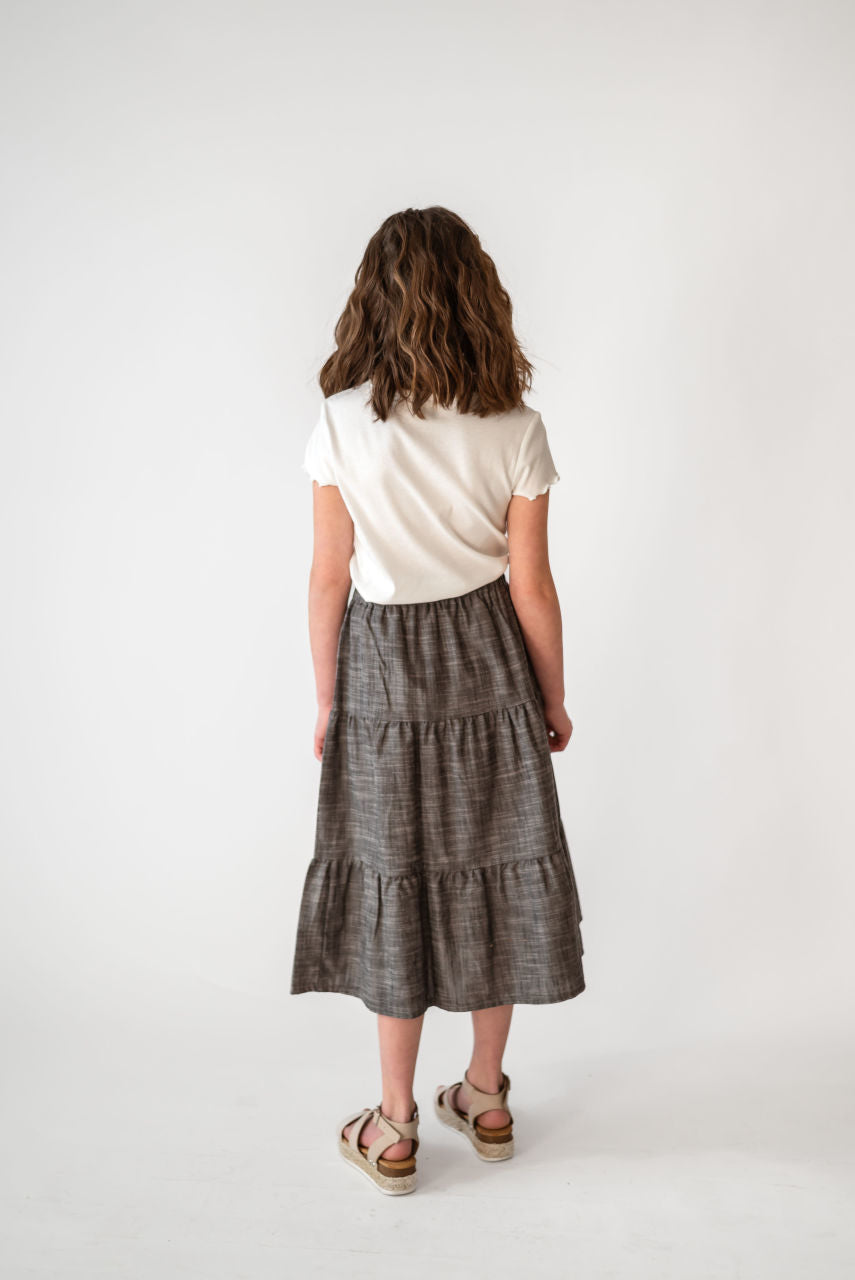 Laura Girls Tiered Skirt