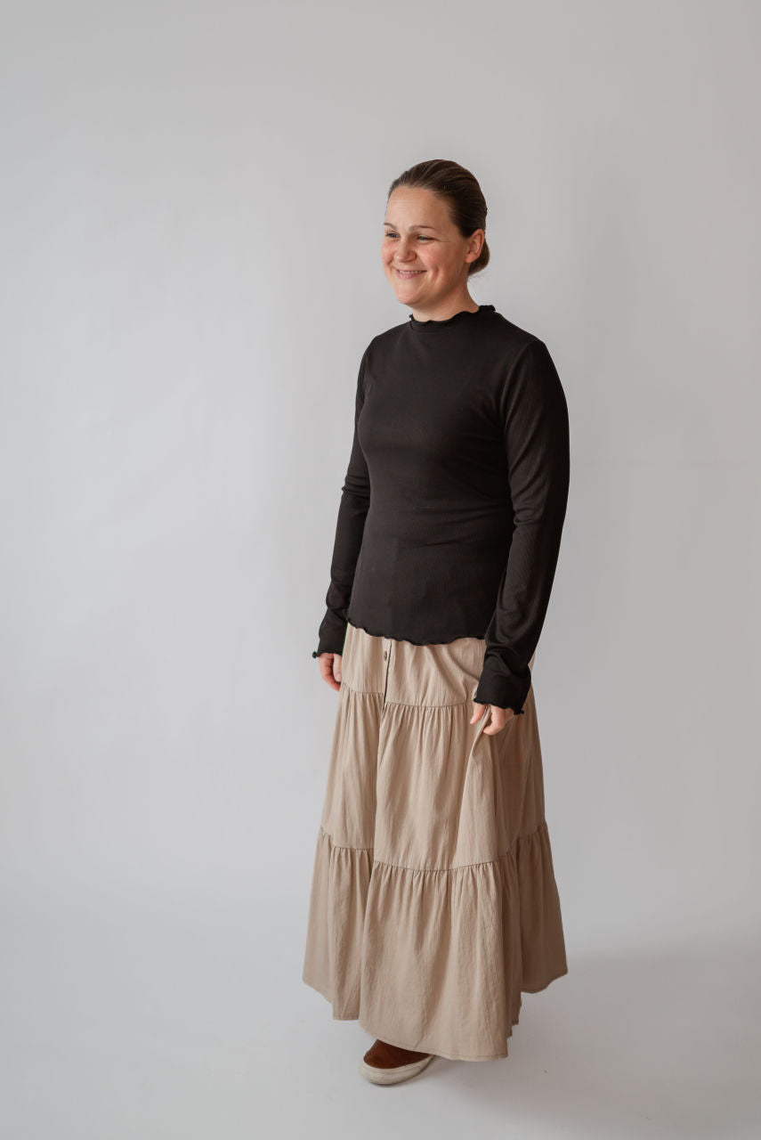 Kari Knit Top in Black - FINAL SALE