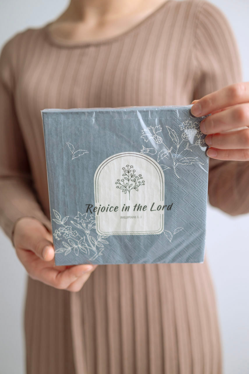 Rejoice In The Lord Paper Napkins - Home - Kitchen - Serving