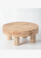 Round Reclaimed Wood Riser Stand - Round Reclaimed Wood Riser Stand - 4" - Salt and Honey