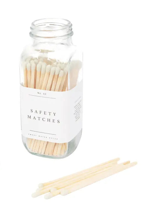 Safety Matches in Glass Jar - Home - Decor - Candles