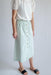 Ashley Button-Up Striped Midi Skirt in Mint - FINAL SALE - Ashley Button-Up Striped Midi Skirt in Mint - FINAL SALE - undefined - Salt and Honey