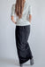 Avonlea' Button Down Maxi Skirt in Black - FINAL SALE - Avonlea' Button Down Maxi Skirt in Black - FINAL SALE - undefined - Salt and Honey