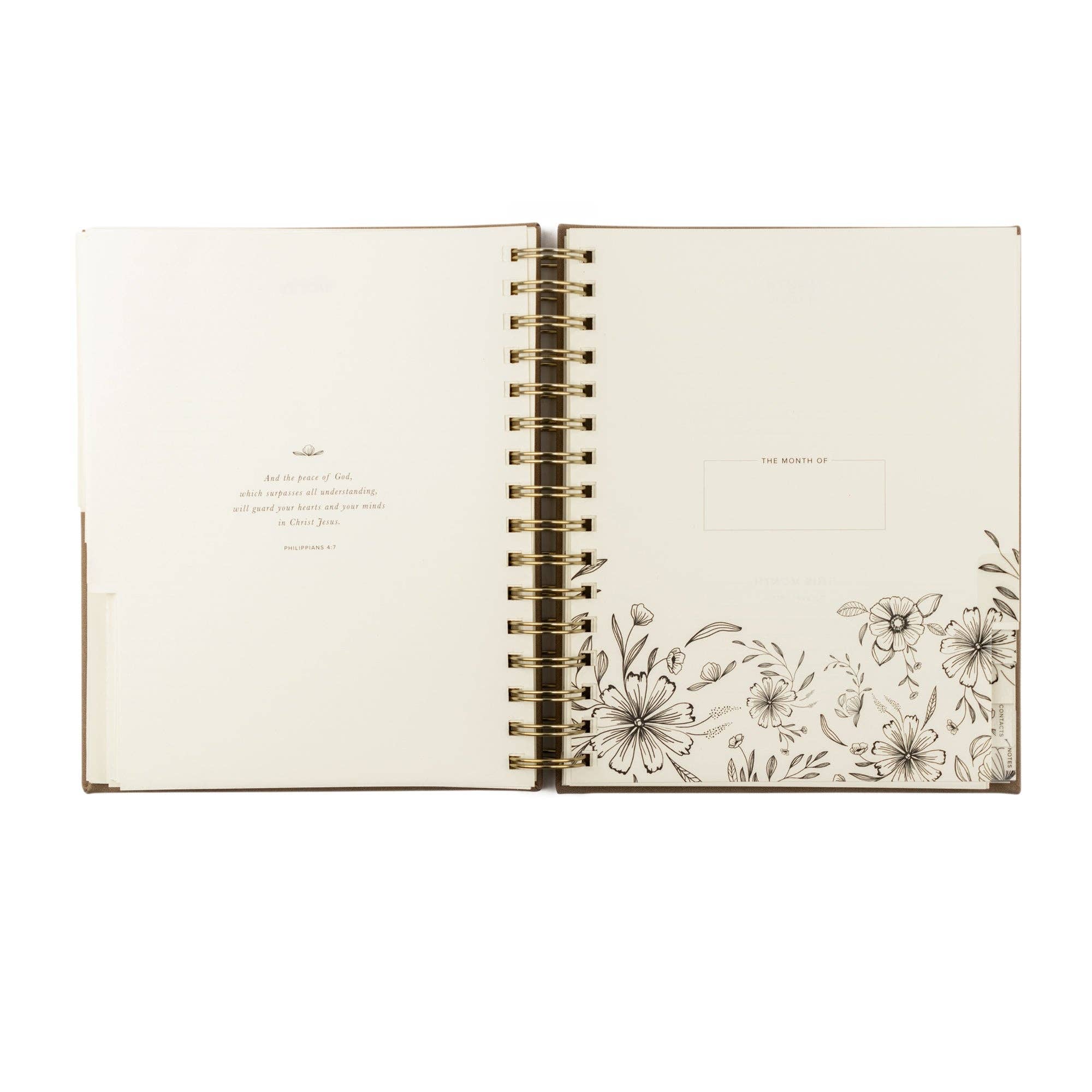 12-Month Undated Spiral Planner