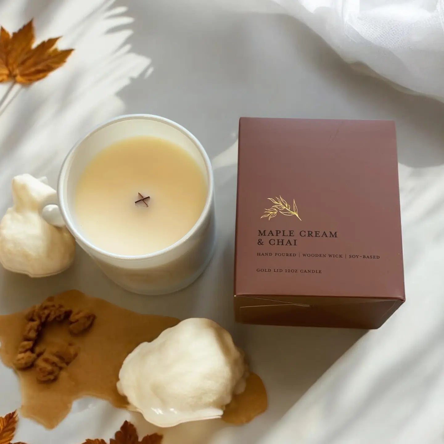 Maple Cream & Chai 12 oz Candle - Home - Decor - Candles