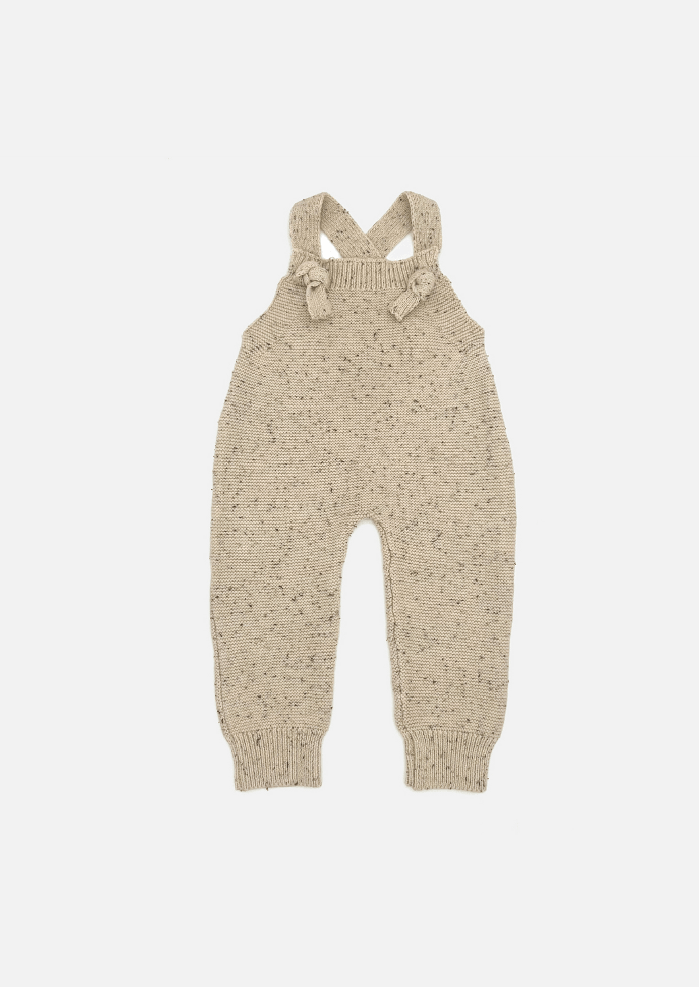 Baby Purl Knit Overalls in Honey Sprinkles - Baby Purl Knit Overalls in Honey Sprinkles - undefined - Salt and Honey