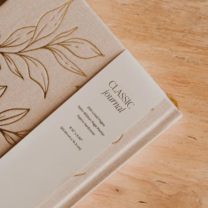 Gold Leaves Notes Journal - Gold Leaves Notes Journal - Default Title - Salt and Honey