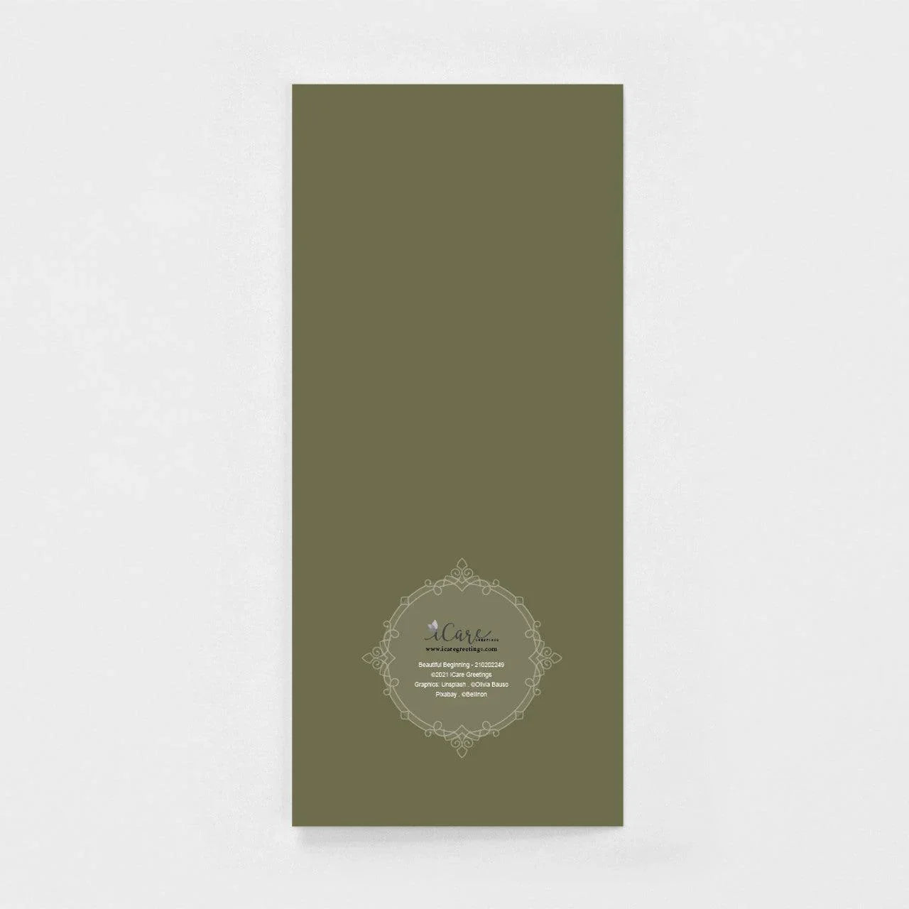Beautiful Beginnings Wedding Greeting Card - Beautiful Beginnings Wedding Greeting Card - Default Title - Salt and Honey