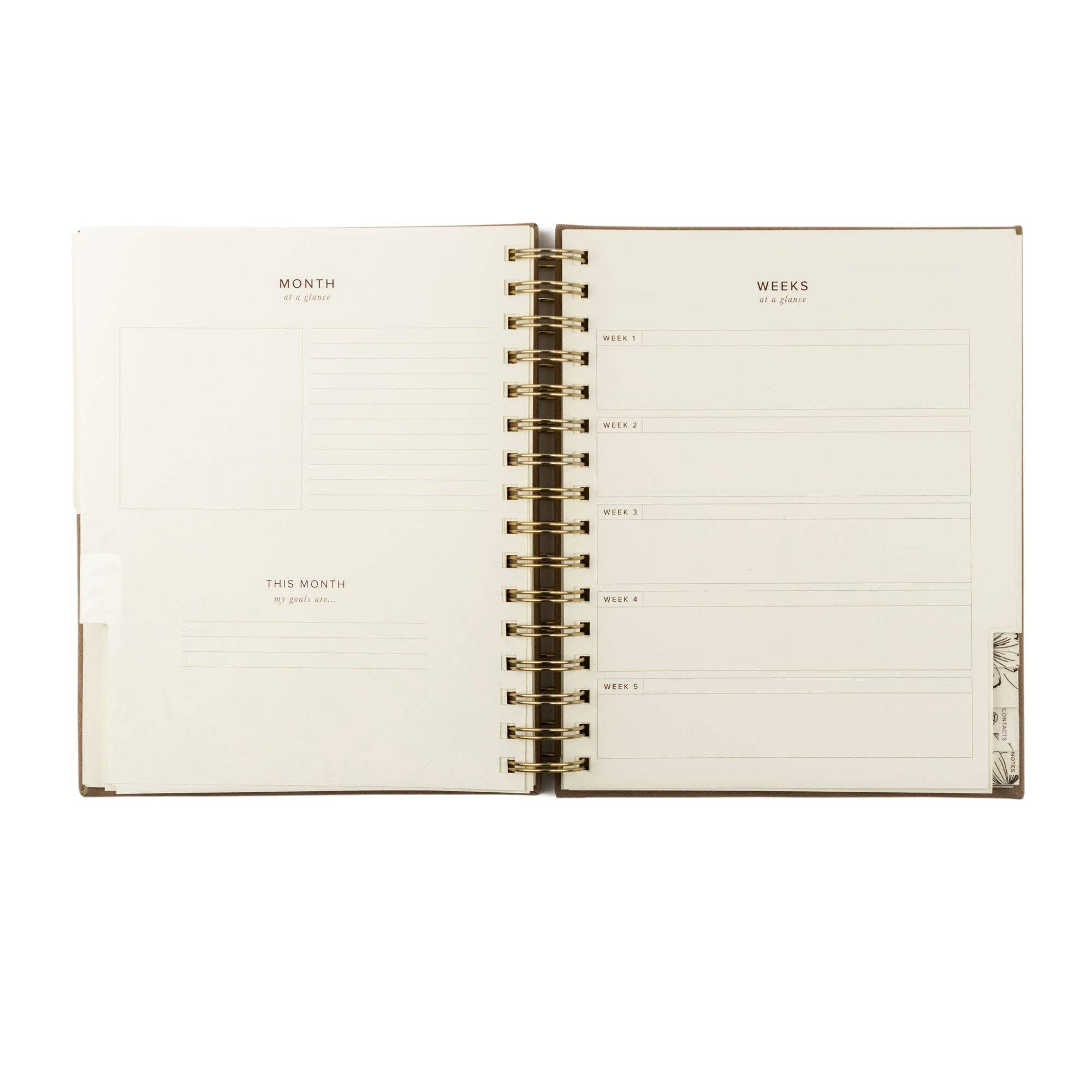 12-Month Undated Spiral Planner