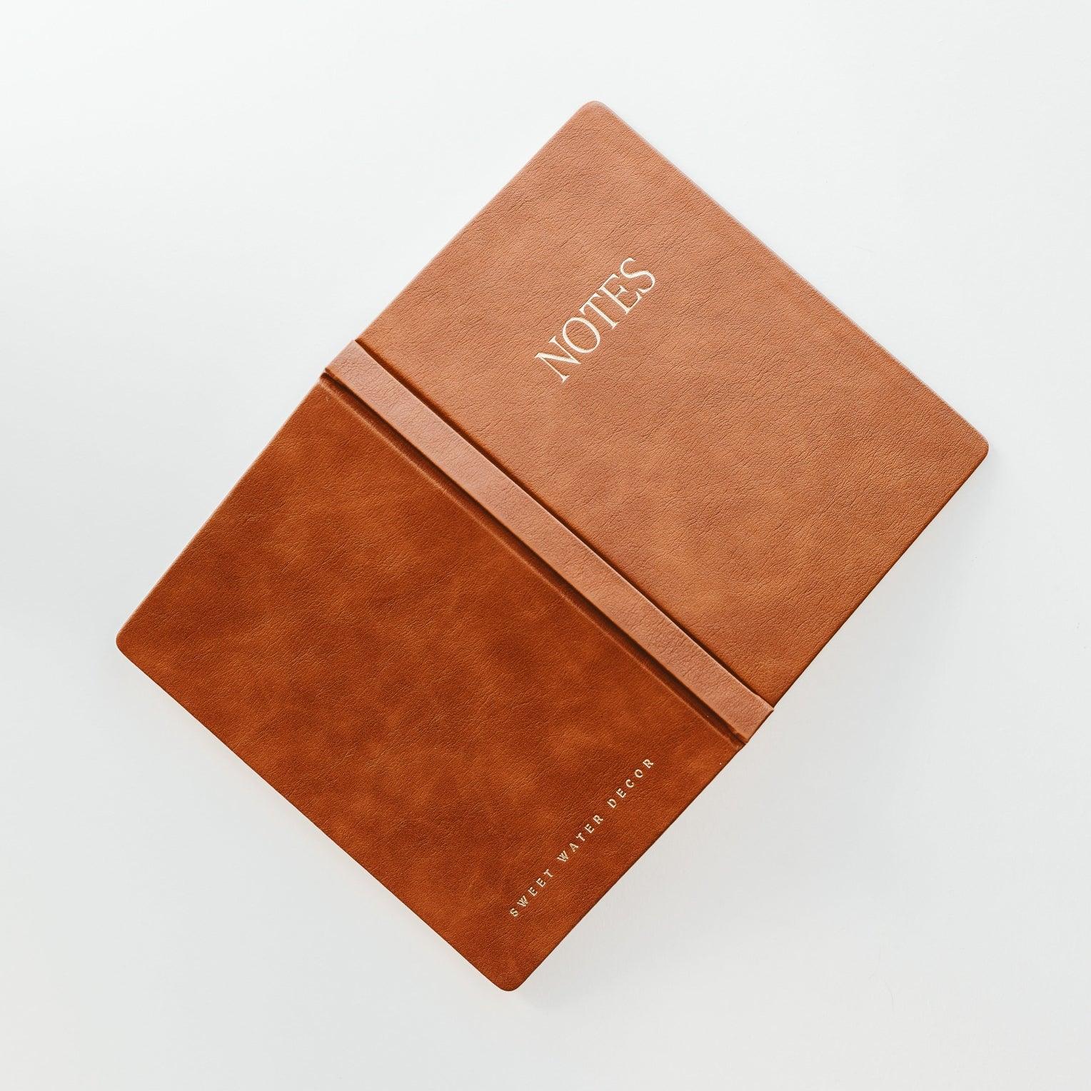 Brown "Notes" Journal - Brown "Notes" Journal - undefined - Salt and Honey