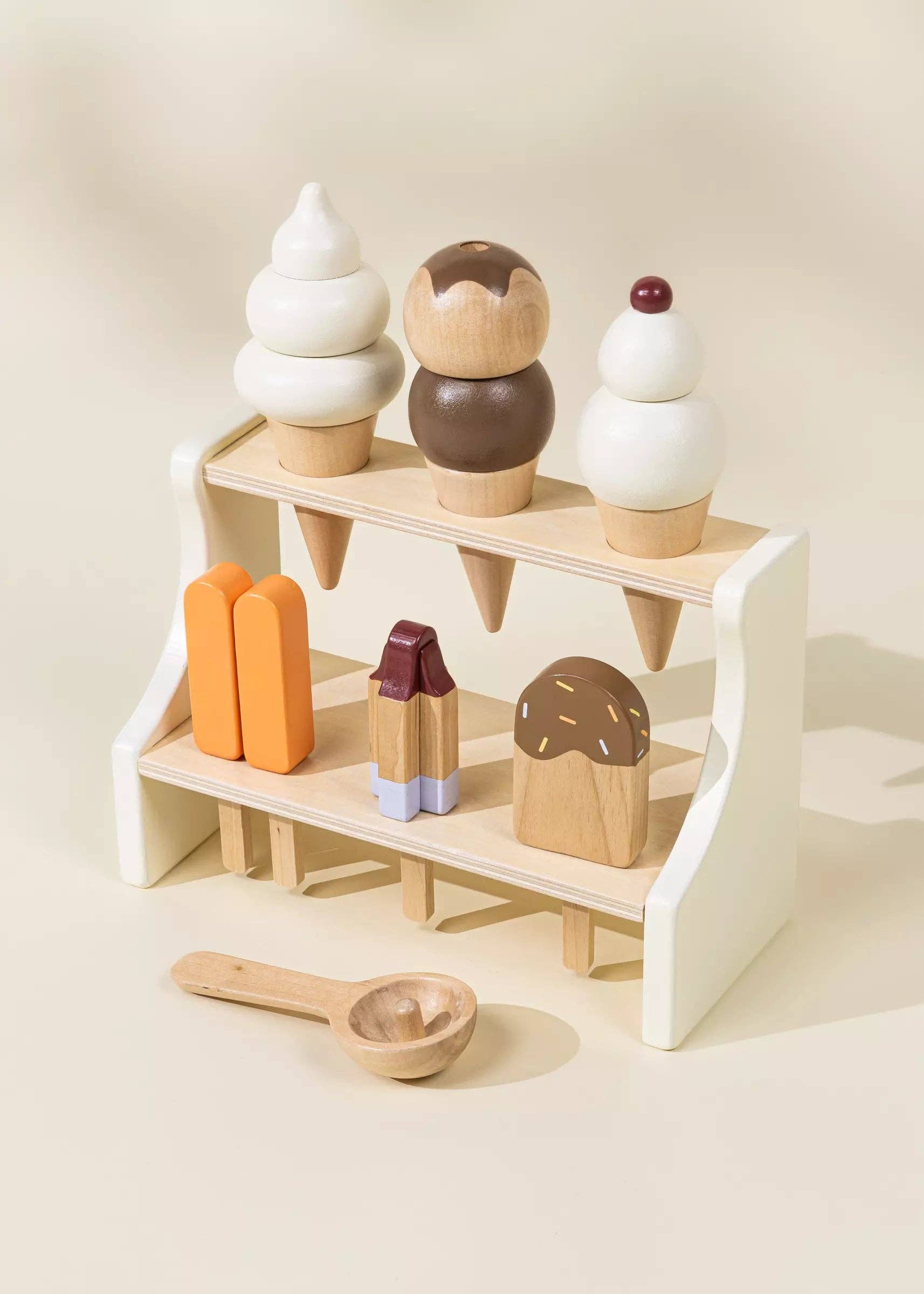 Wooden Ice Cream Stand