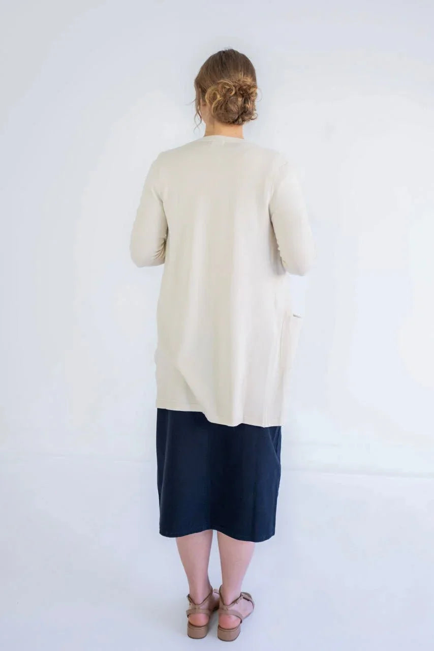 Cally Open Front Cardigan in Cream - Cally Open Front Cardigan in Cream - XS - Salt and Honey