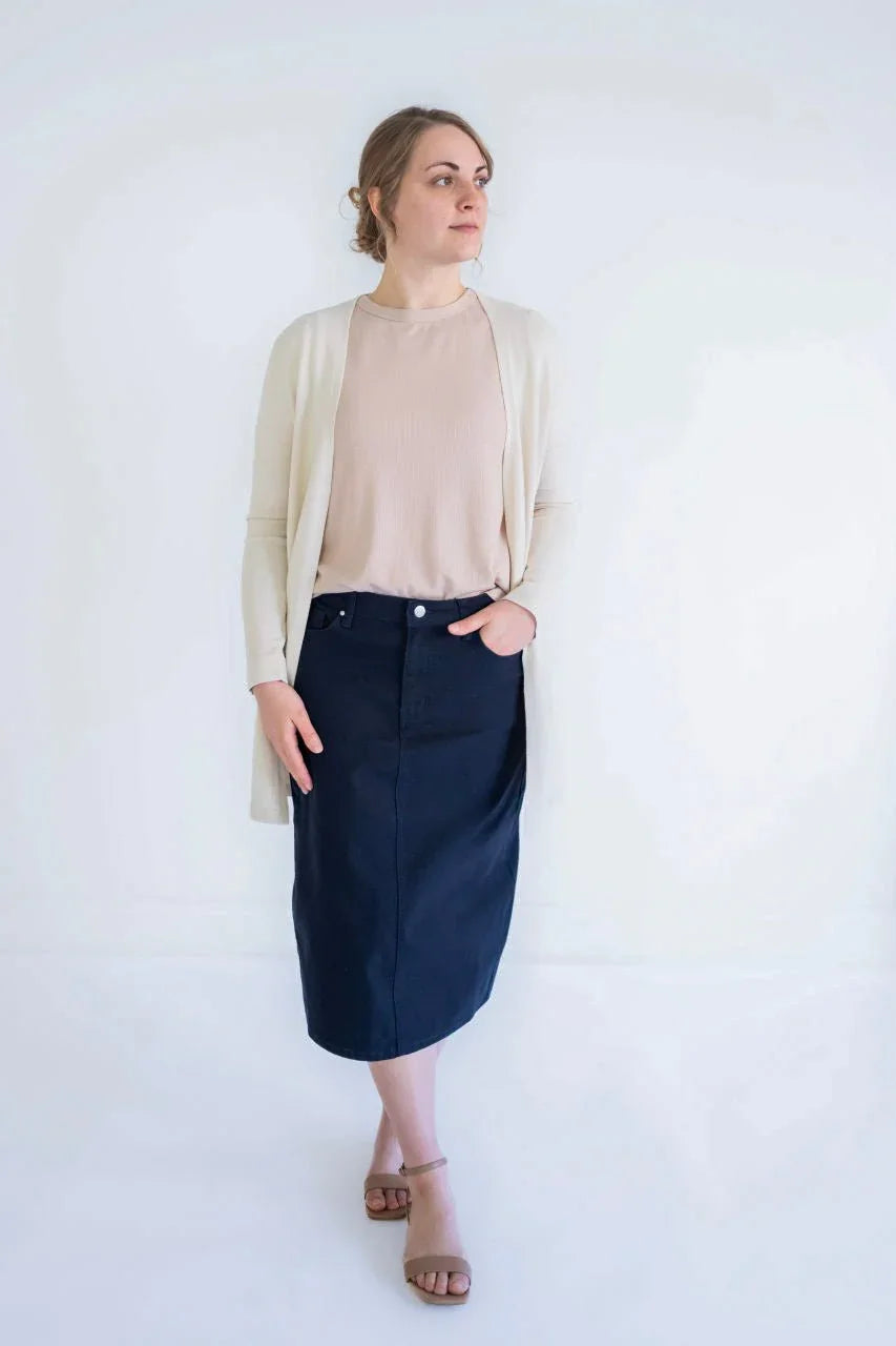 Cally Open Front Cardigan in Cream - Cally Open Front Cardigan in Cream - XS - Salt and Honey