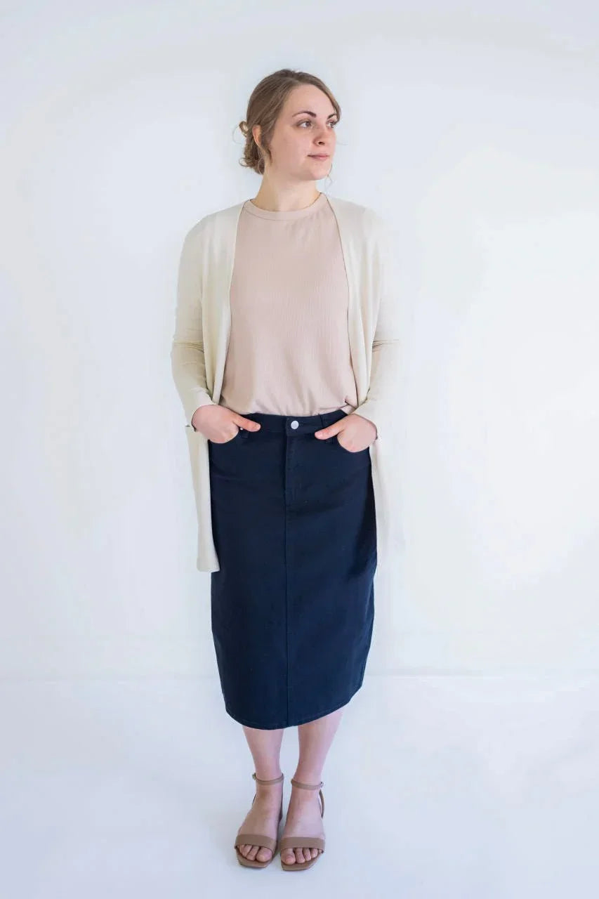 Cally Open Front Cardigan in Cream - Cally Open Front Cardigan in Cream - XS - Salt and Honey