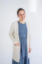 Cally Open Front Cardigan in Cream - Cally Open Front Cardigan in Cream - XS - Salt and Honey