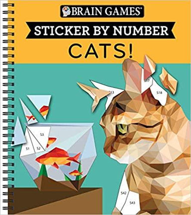 Cats Sticker By Number (Brain Games) - Cats Sticker By Number (Brain Games) - undefined - Salt and Honey
