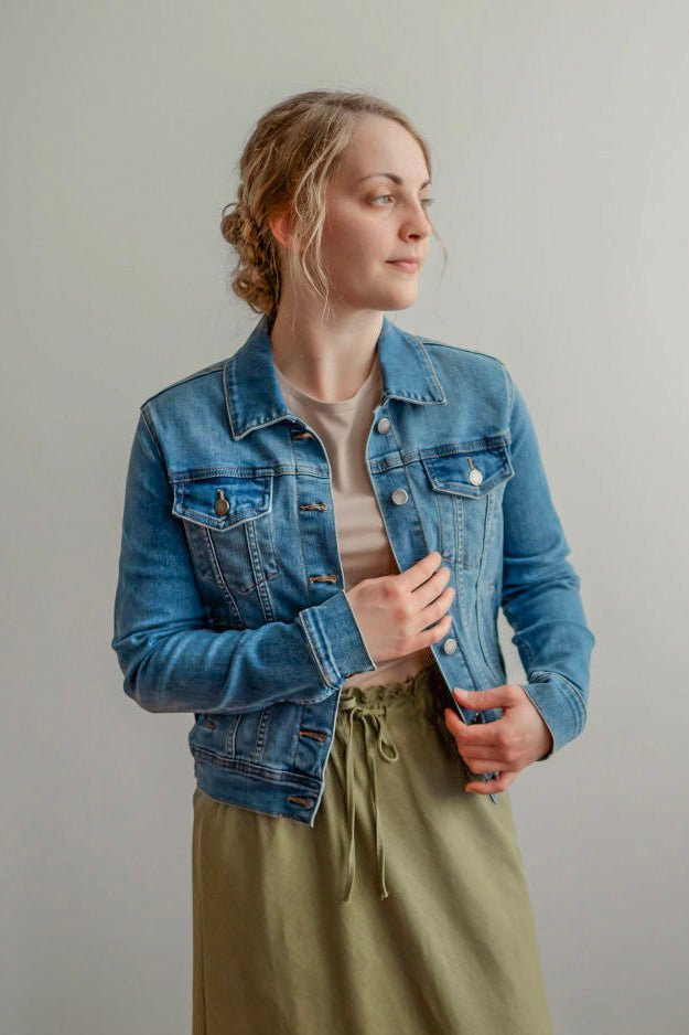 Cheyenne Jean Jacket in Medium Wash