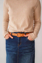 Classic Leather Belt in Cognac - Classic Leather Belt in Cognac - Default Title - Salt and Honey