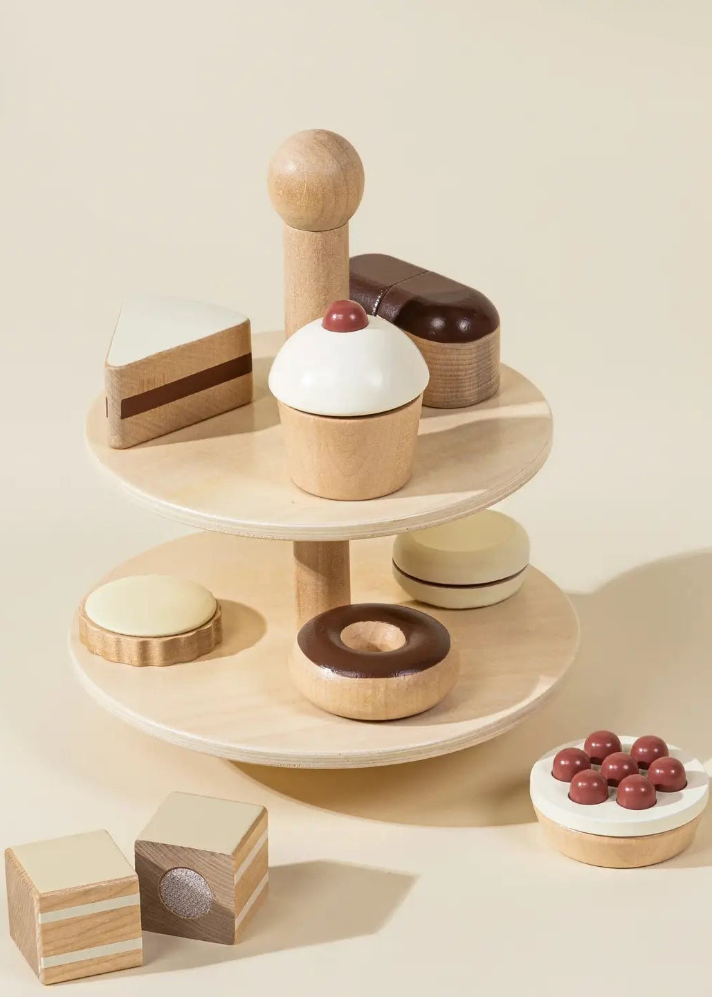 Wooden Desserts Tower - Wooden Desserts Tower - Default Title - Salt and Honey