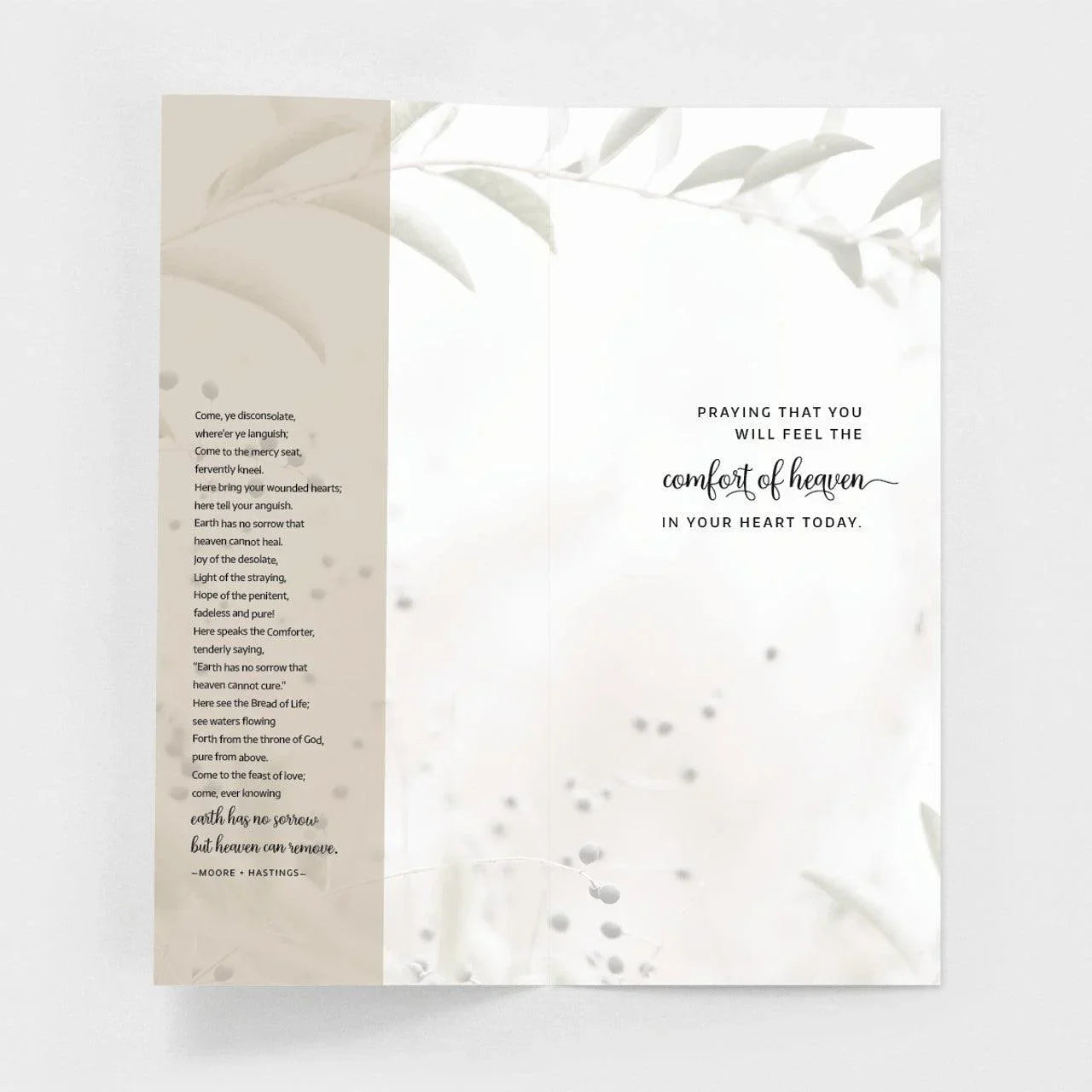 Earth Sorrow Sympathy Greeting Card - Earth Sorrow Sympathy Greeting Card - Default Title - Salt and Honey