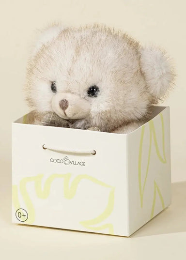 Mini Plush White Bear - Mini Plush White Bear - Default Title - Salt and Honey