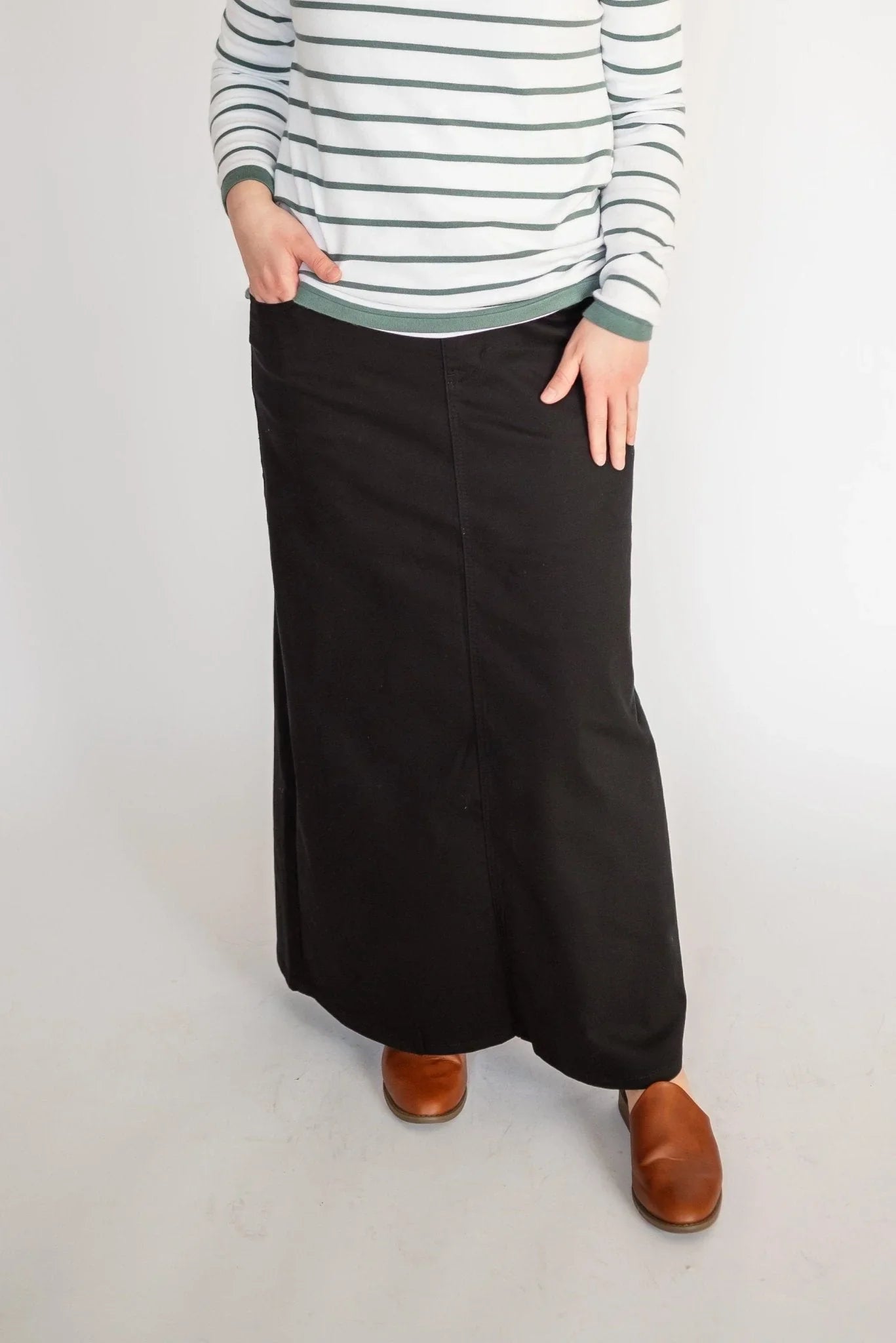 Emma Maxi Skirt in Black - Emma Maxi Skirt in Black - S - Salt and Honey