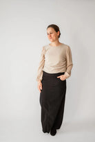 Emma Maxi Skirt in Black - Emma Maxi Skirt in Black - S - Salt and Honey