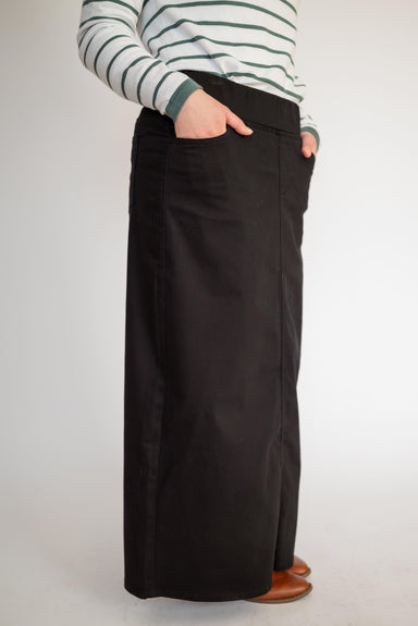Emma Maxi Skirt in Black - Emma Maxi Skirt in Black - undefined - Salt and Honey