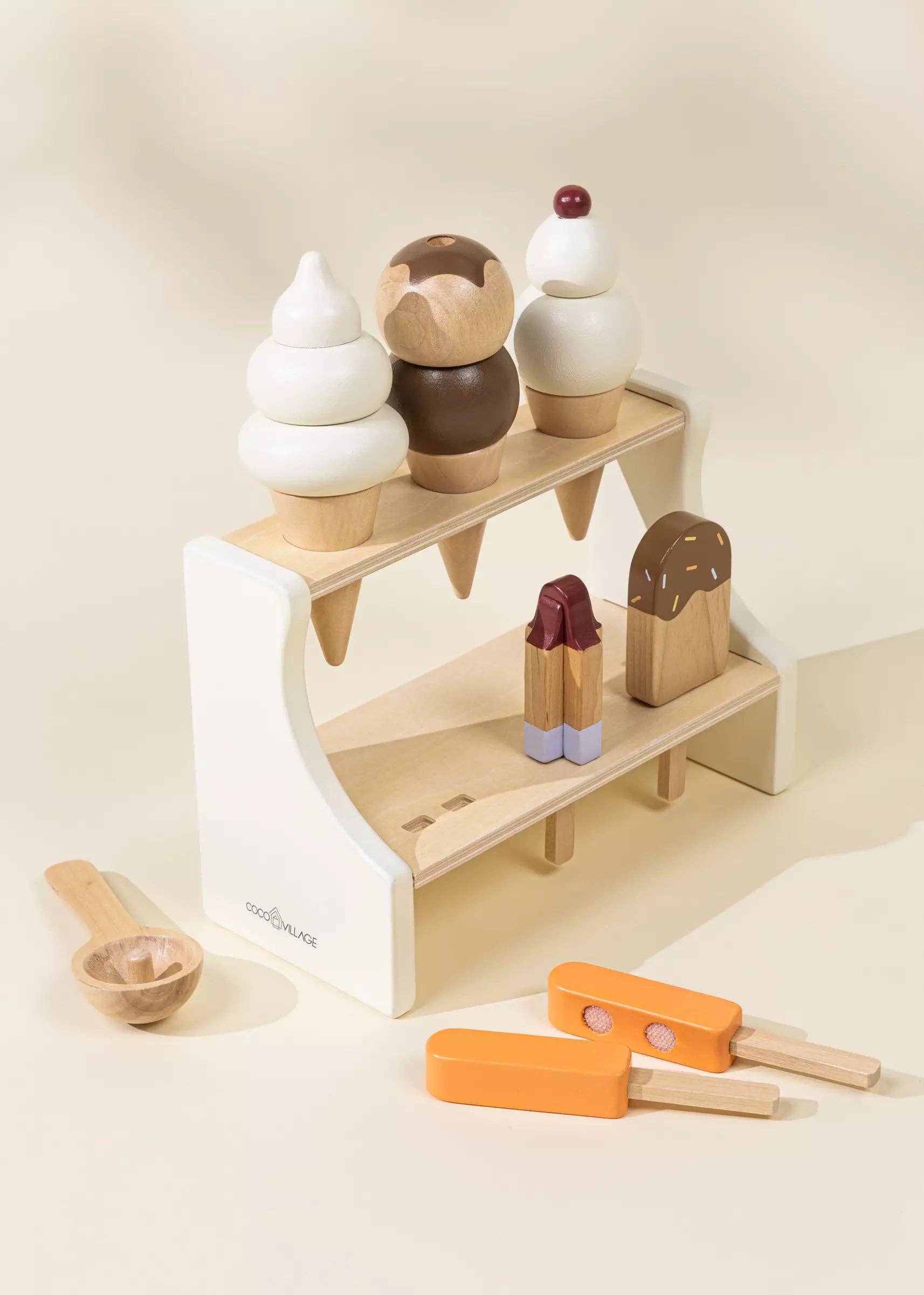 Wooden Ice Cream Stand