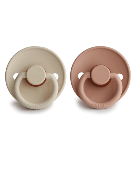 FRIGG Natural Baby Pacifier (Rose Gold/Sandstone) - 0-6 Months - FRIGG Natural Baby Pacifier (Rose Gold/Sandstone) - 0-6 Months - undefined - Salt and Honey