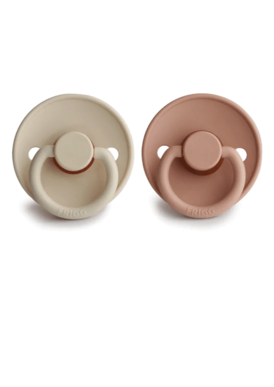 FRIGG Natural Baby Pacifier (Rose Gold/Sandstone) - 6-18 Months - FRIGG Natural Baby Pacifier (Rose Gold/Sandstone) - 6-18 Months - undefined - Salt and Honey