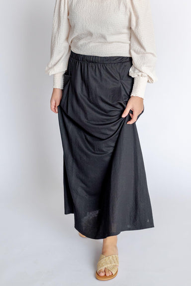 Gabi Maxi Skirt in Black - Gabi Maxi Skirt in Black - undefined - Salt and Honey